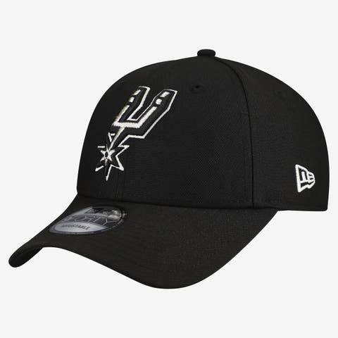 Men's New Era Black San Antonio Spurs Team 9FORTY Adjustable Hat