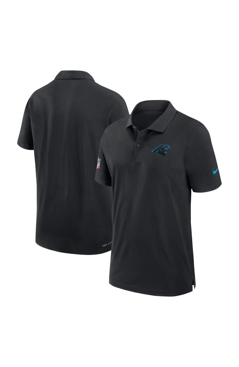 Nike Men's Nike Black Carolina Panthers 2024/25 Sideline Performance Polo, Main, color, Black