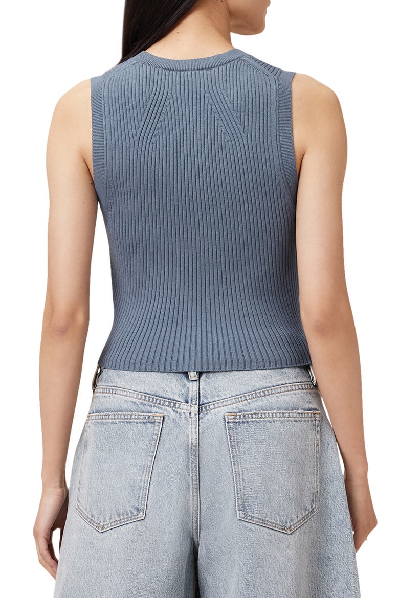 Cruz Rib Vest, Alternate, color, FLINT GREY