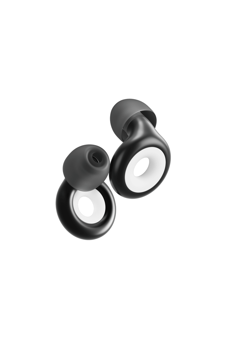 LOOP Experience 2 Plus Earplugs Stylish Hearing Protection for Concerts & Festivals, Main, color, Black