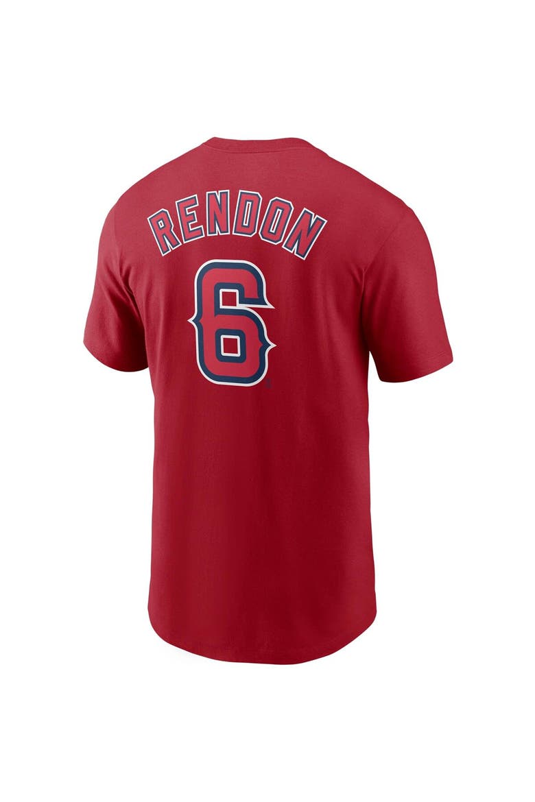 Men's Nike Anthony Rendon Red Los Angeles Angels Name & Number T-Shirt, Alternate, color, Red
