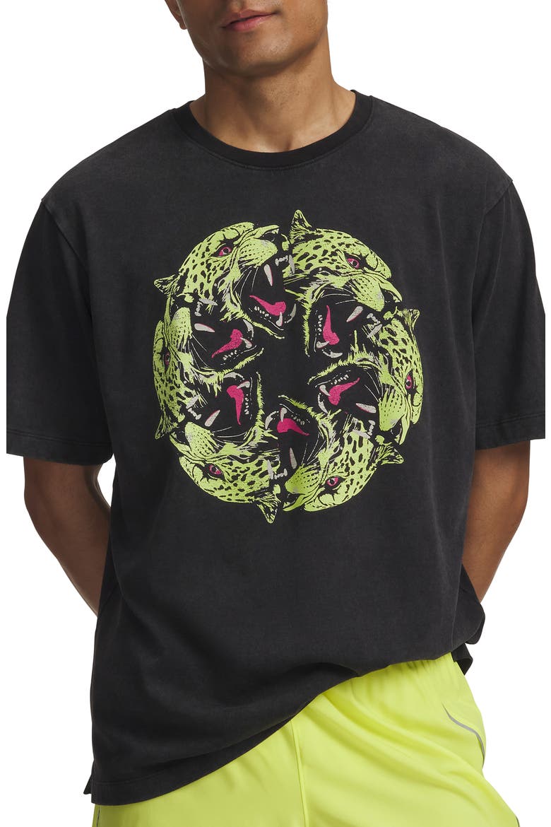 Halo Run Graphic T-Shirt, Main, color, ULTIMATE BLACK/ REFLECTIVE