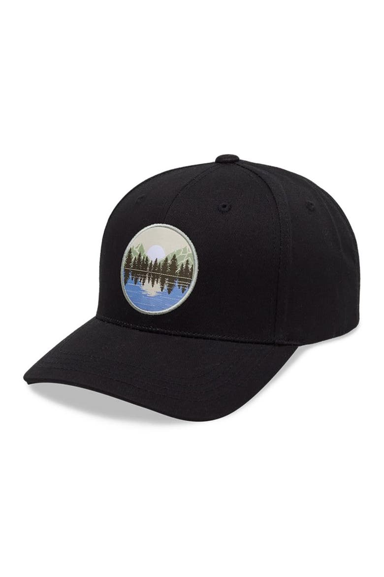 Lake Patch Elevation Hat, Main, color, Meteorite Black/Light Moss