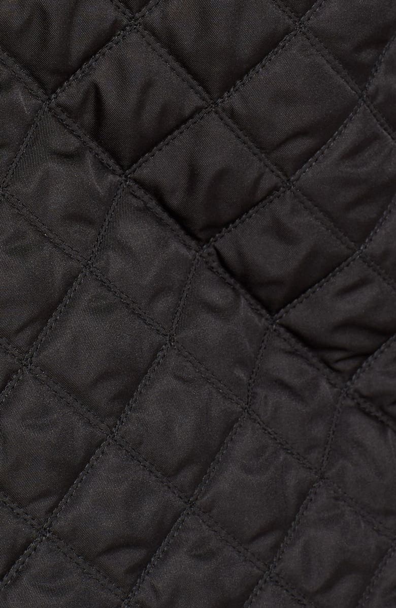 Burberry Brit 'Leightonbury' Quilted Hooded Jacket, Alternate, color, 