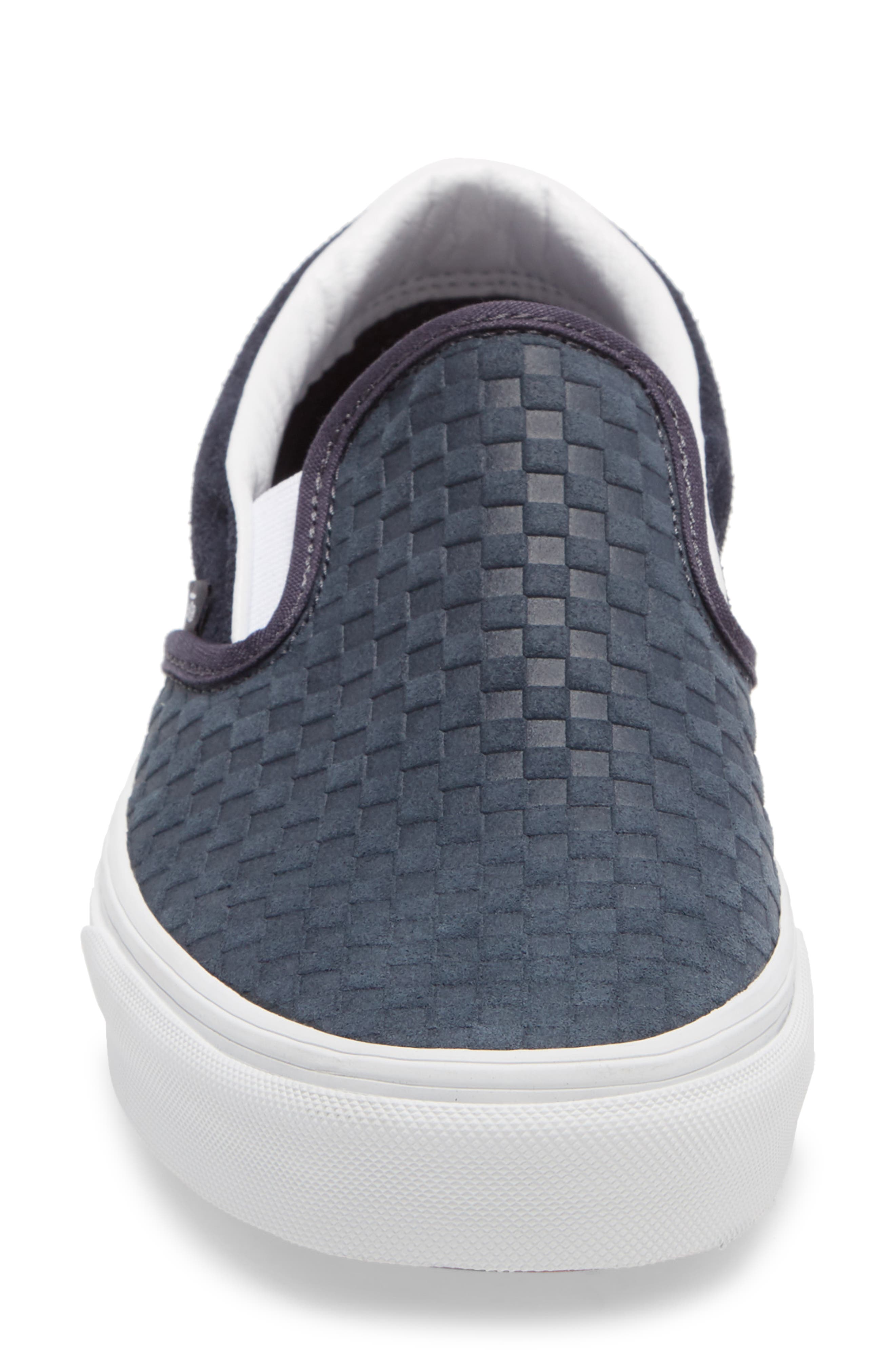 Vans Embossed Mini Check Classic Slip-On Sneaker, Alternate, color, 
