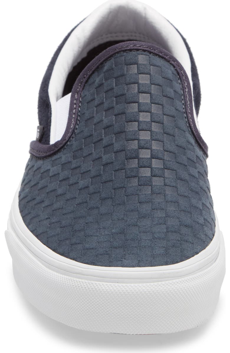 Vans Embossed Mini Check Classic Slip-On Sneaker, Alternate, color,