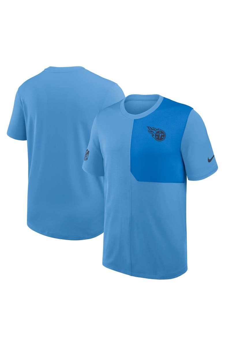 Nike Men's Nike Light Blue Tennessee Titans Sideline UV Performance Coach Shirt, Main, color, Light Blue