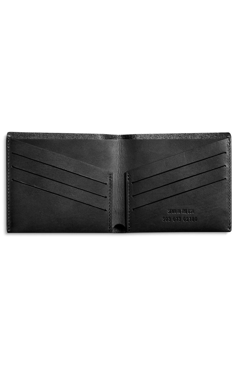 Shinola Utility Leather Bifold Wallet, Alternate, color,