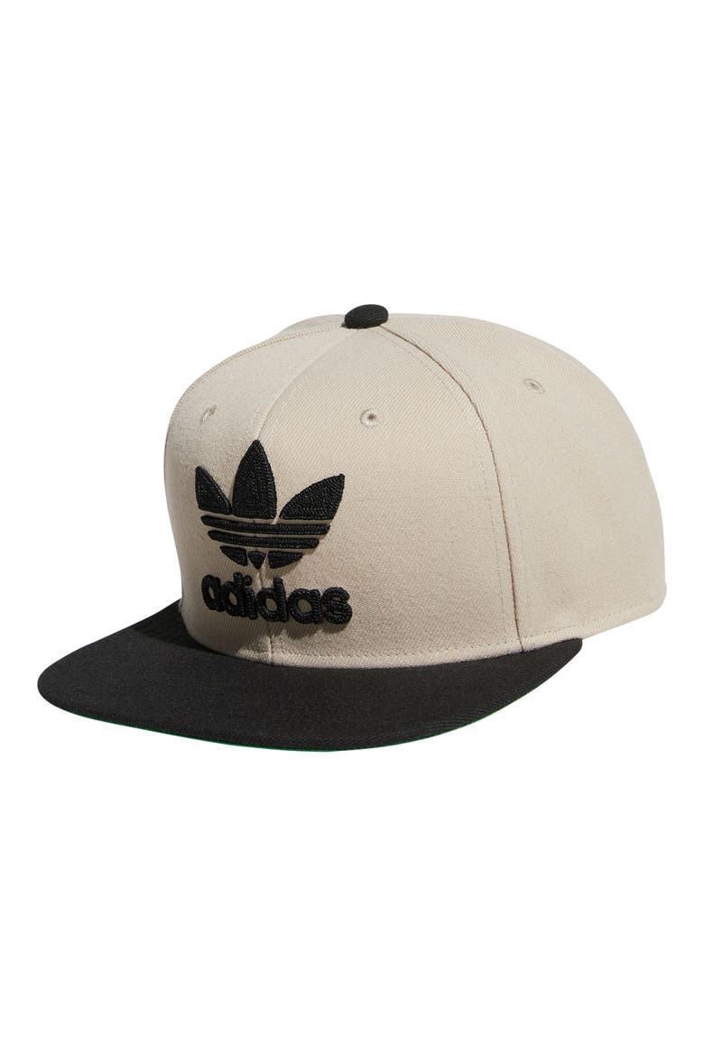 Originals Trefoil Chain Baseball Cap, Main, color, WONDER BEIGE/ BLACK
