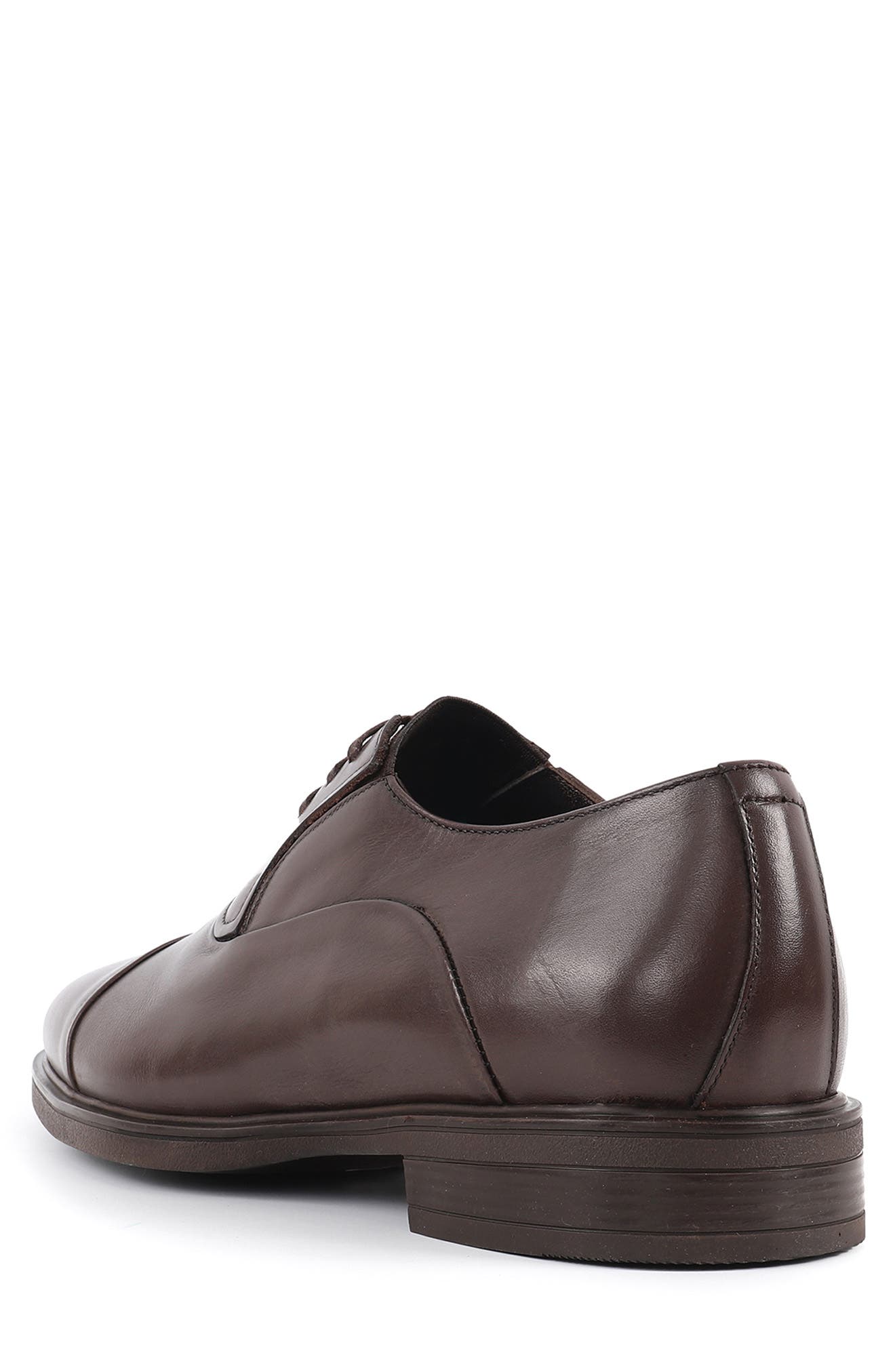 VELLAPAIS Babuino Cap Toe Oxford, Alternate, color, Dark Brown