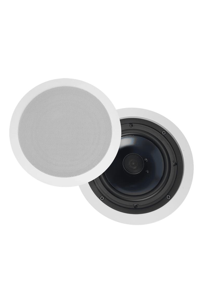RC80i 8" In-Ceiling 2-Way Speakers - Pair, Main, color, White