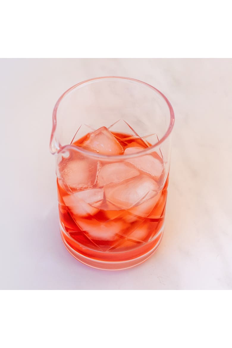 Cocktail Mixing Glass, Diamond Style, Alternate, color, Glass