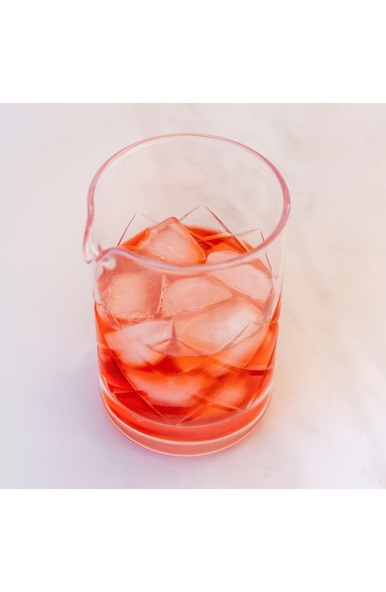 A Bar Above Cocktail Mixing Glass, Diamond Style, Alternate, color, Glass