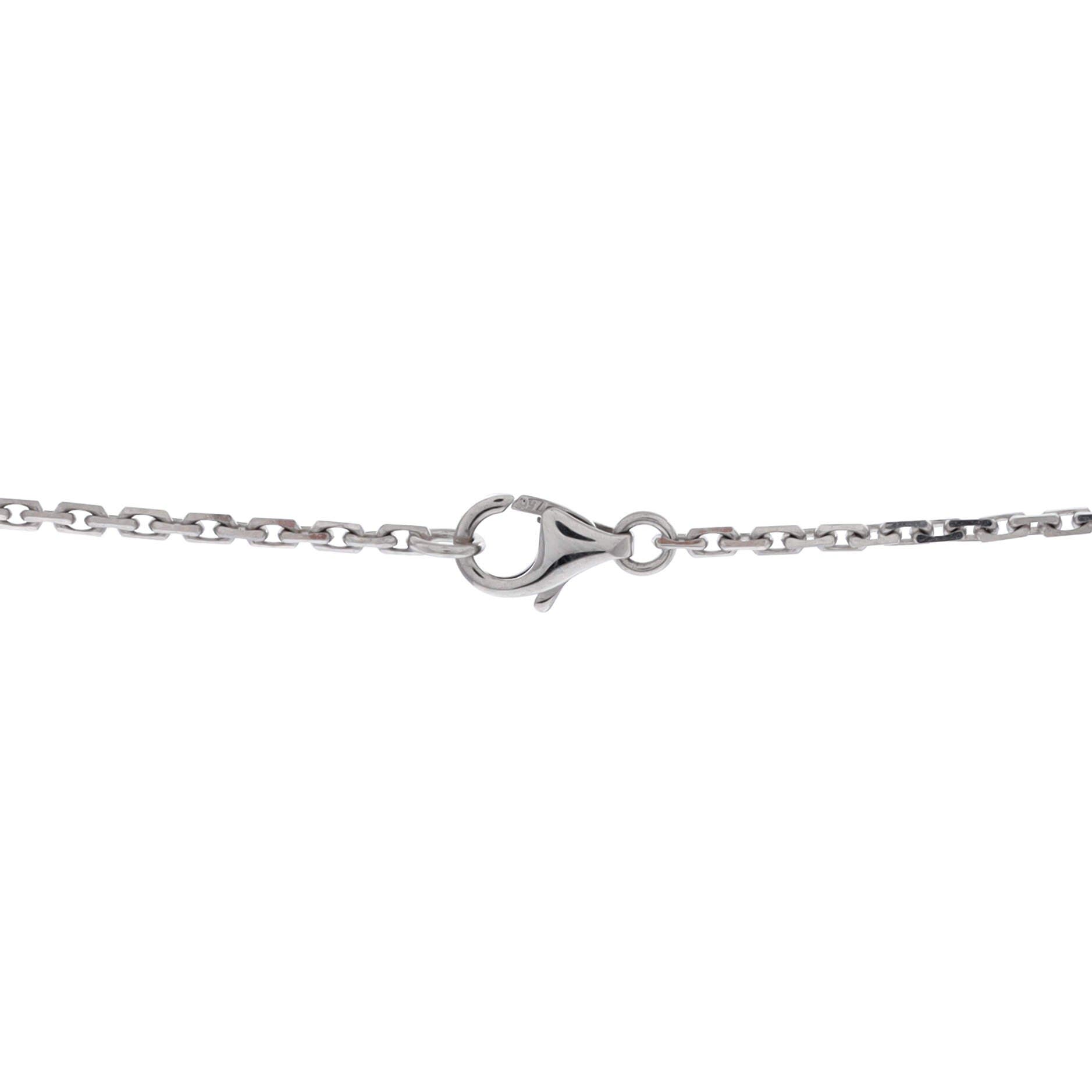 Love Pendant Necklace 18K White Gold, Alternate, color, Metallic Gold