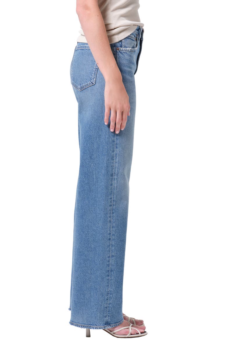AGOLDE Ren High Waist Wide Leg Jeans, Alternate, color, Measure M Ind
