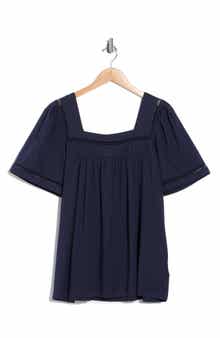 ELIE ELIE TAHARI Pintuck Knit Top