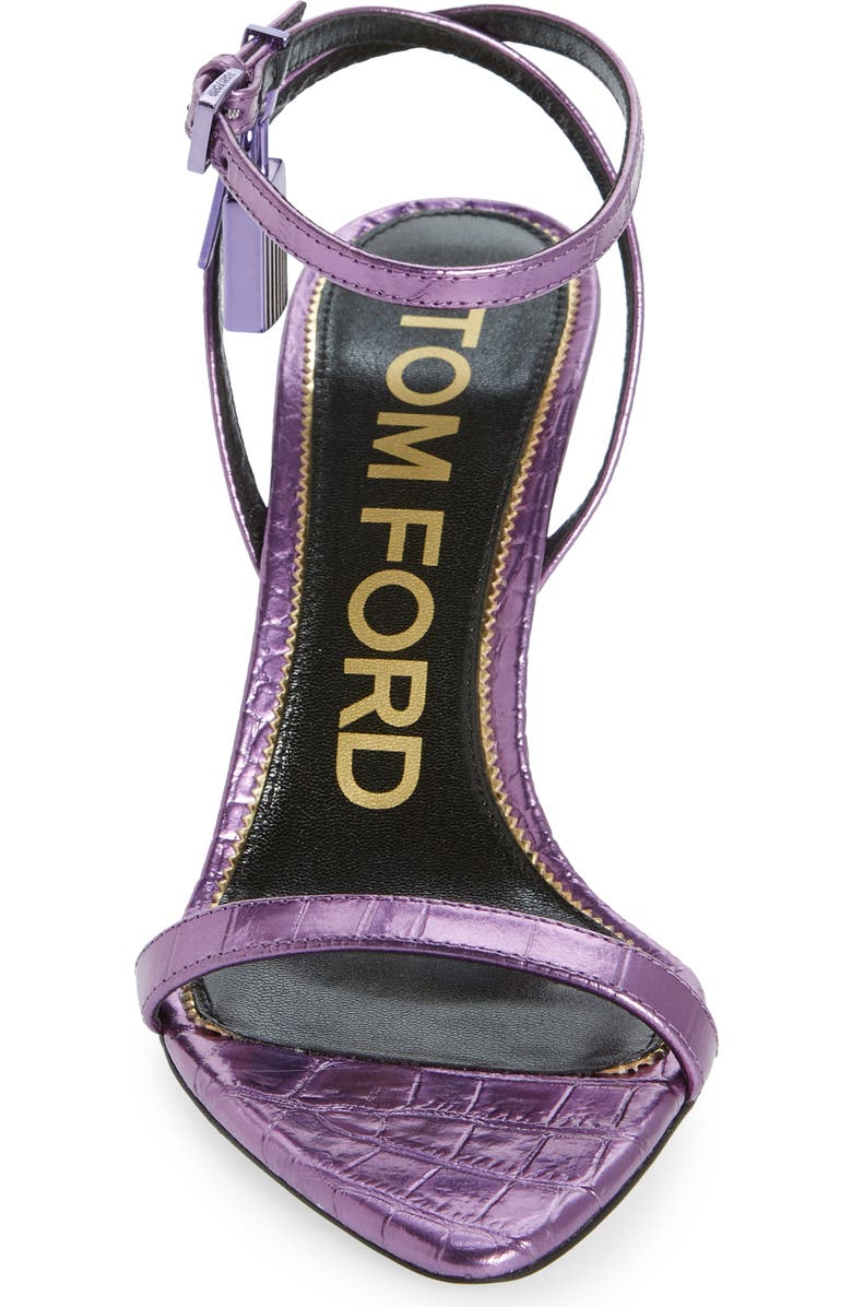 TOM FORD Padlock Naked Pointy Toe Sandal, Alternate, color,