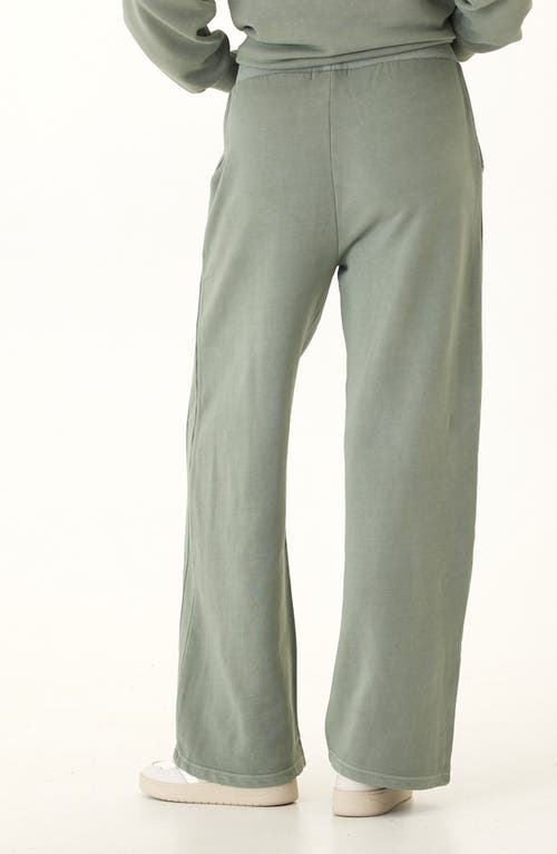 Threads 4 Thought Esmeralda Mineral Wash Wide Leg Pants In Green