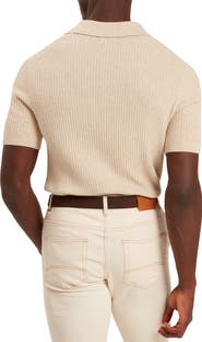 Ted Baker Caleum Waffle Knit Polo Sweater