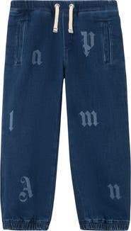Palm Angels Kids' PA Letters Washed Sweatpants