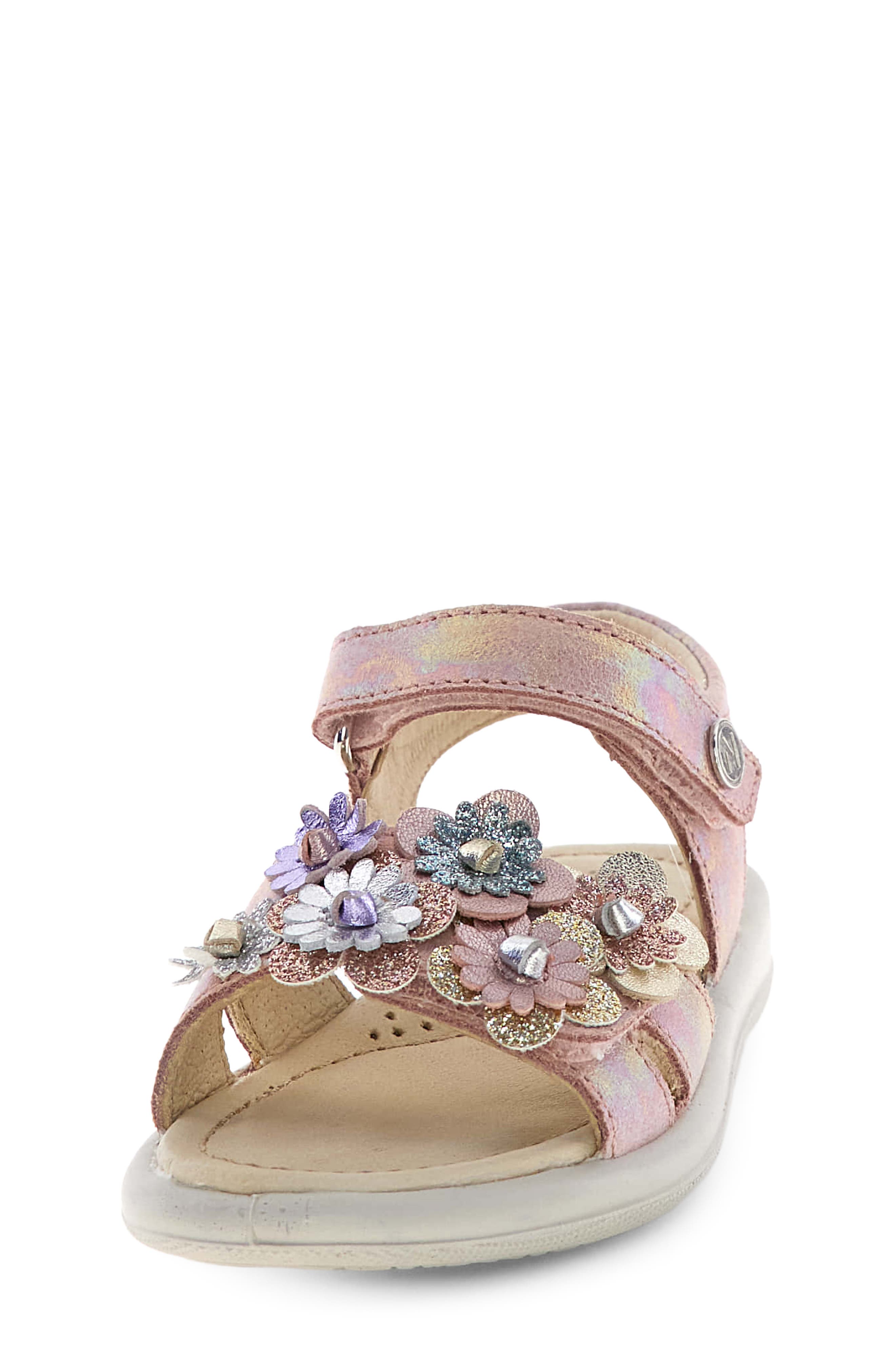 Naturino Brahma Appliqué Sandal, Alternate, color, Pink