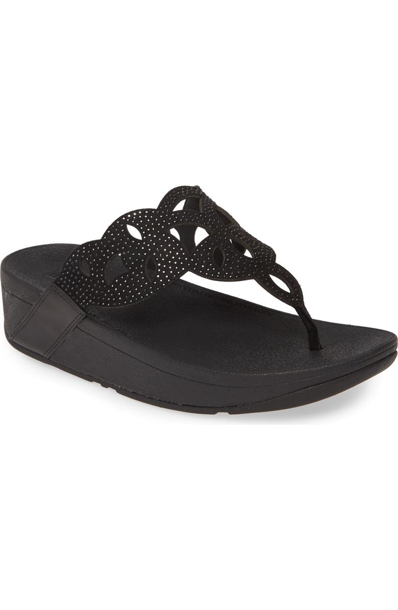 FitFlop Elora Crystal Flip Flop, Main, color,