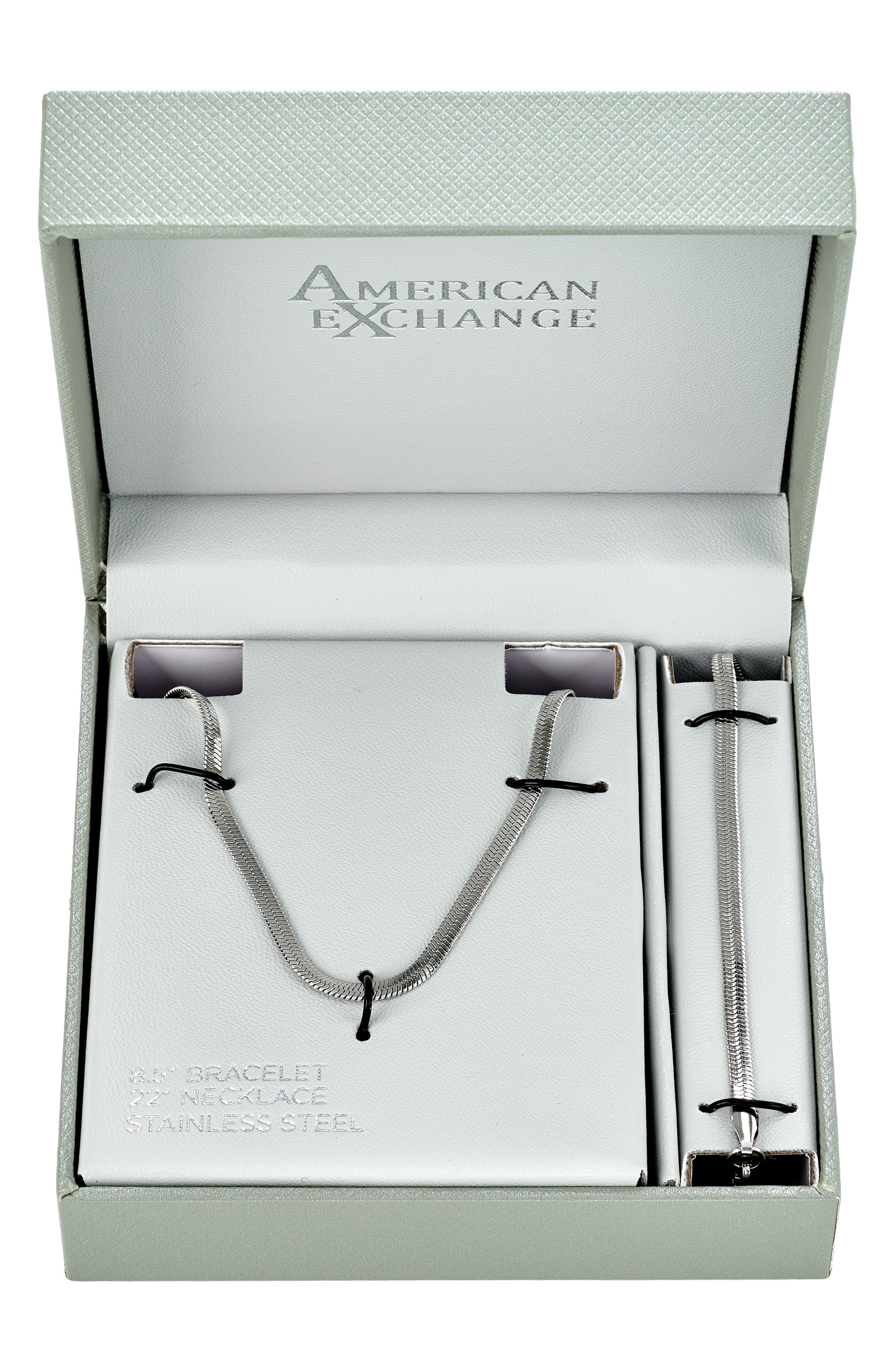 AMERICAN EXCHANGE Men's Snake Chain Necklace