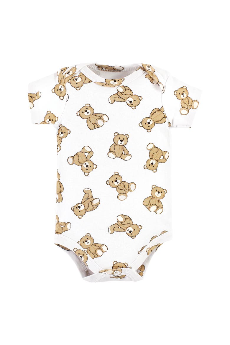 Two Bodysuits & Matching Pants Apparel Set, Alternate, color, Teddy Bears Short Sleeve