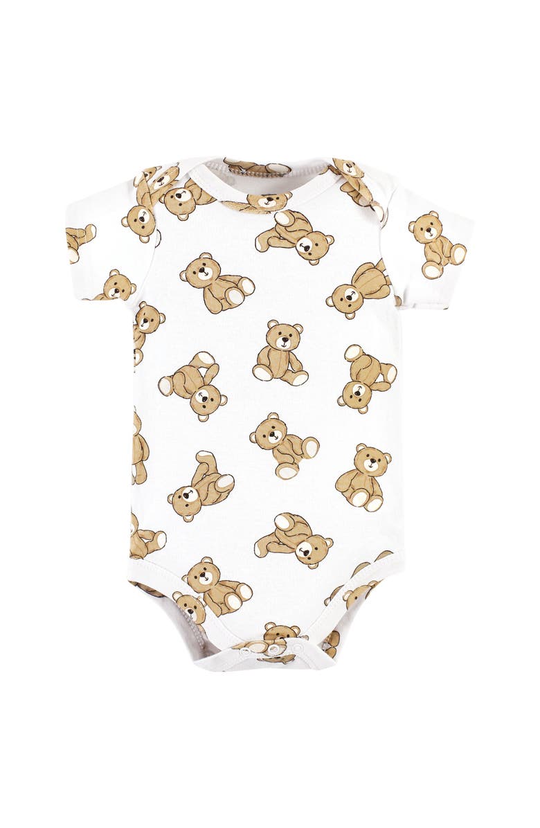 Hudson Baby Two Bodysuits & Matching Pants Apparel Set, Alternate, color, Teddy Bears Short Sleeve