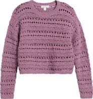 Treasure & Bond Open Stitch Cotton Sweater