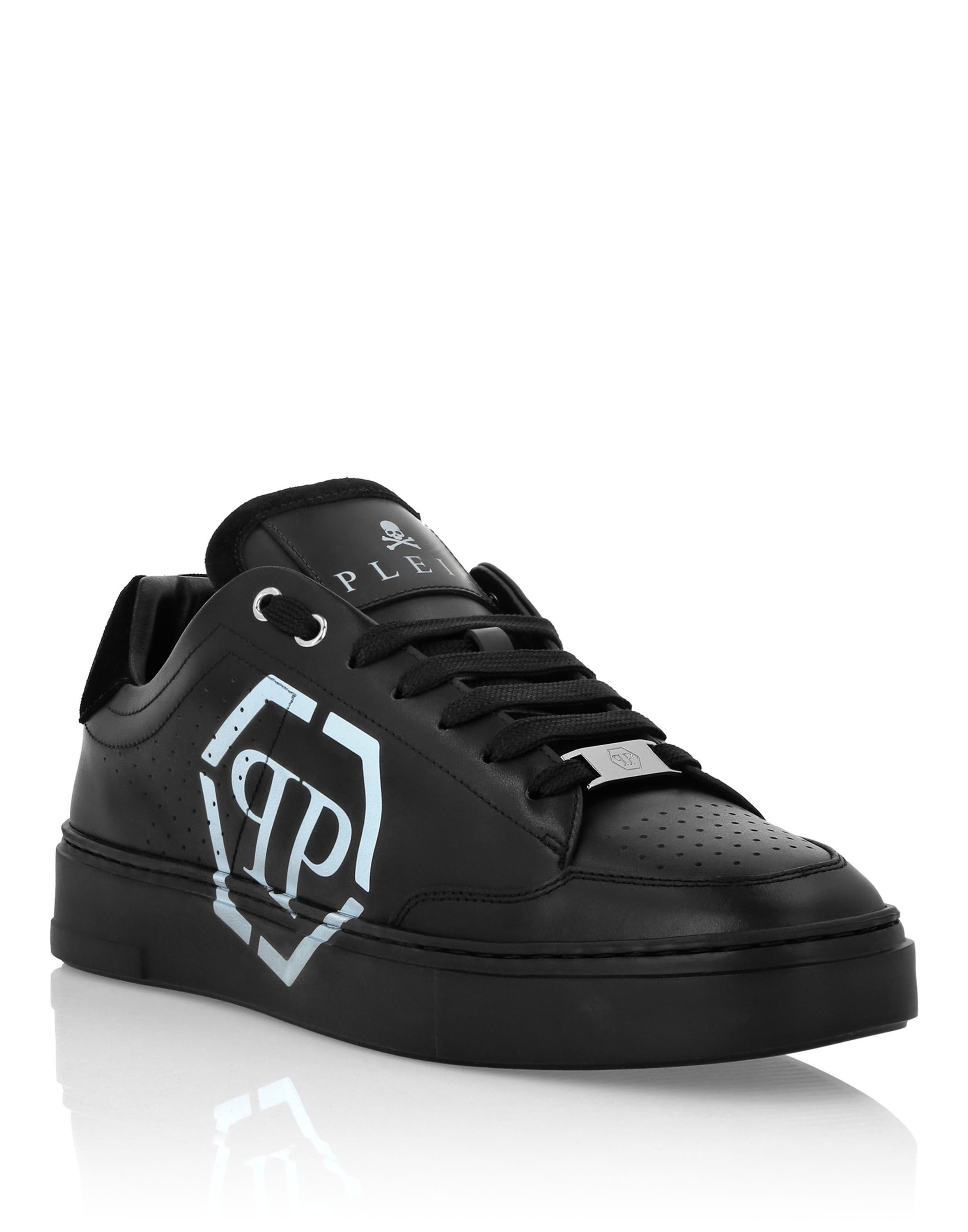 Low-Top Sneakers Carson Hexagon Men, Main, color, black/black