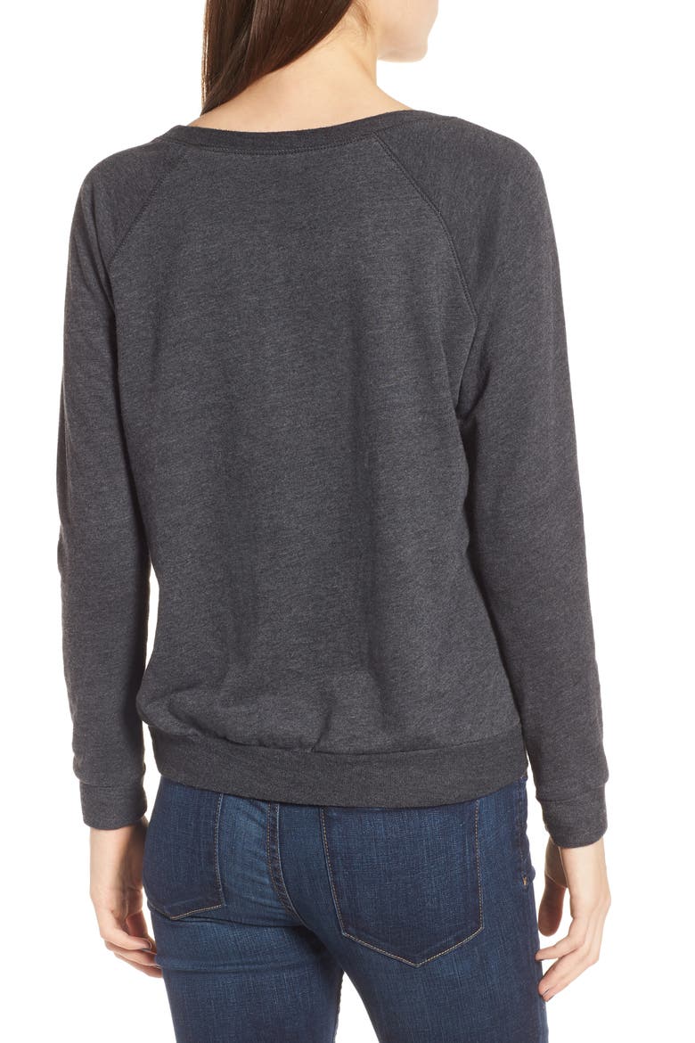 Santa Is My Bae Pullover, Alternate, color, GREY