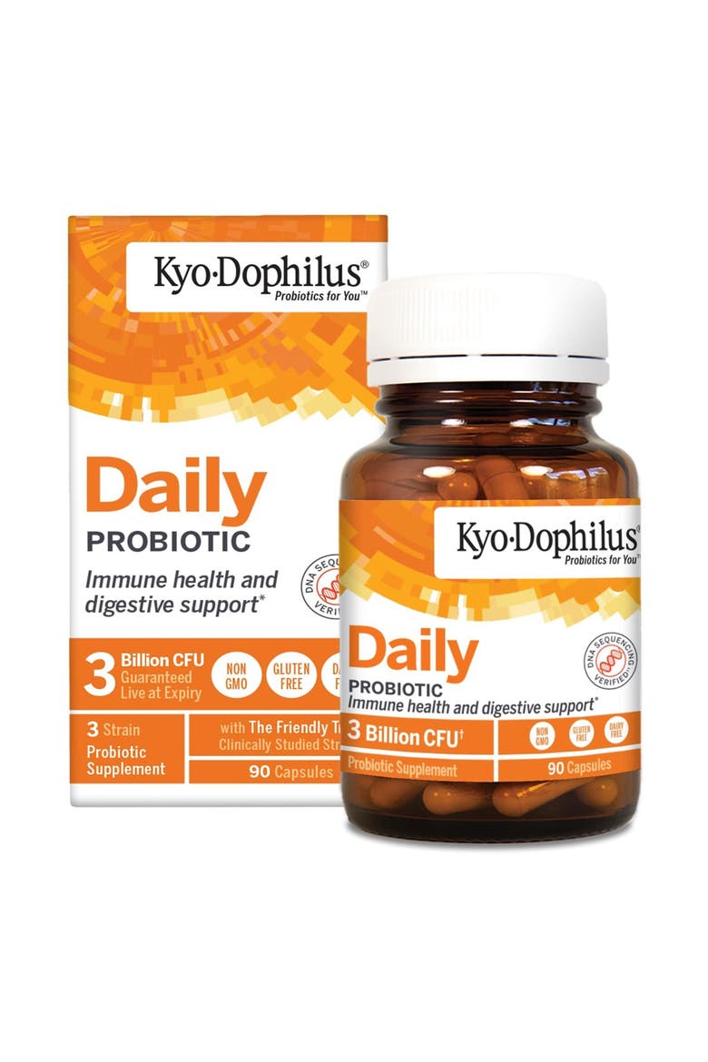 Kyo-Dophilus Daily Probiotic, Immune health & digestive support, 90 Caps, Main, color, None