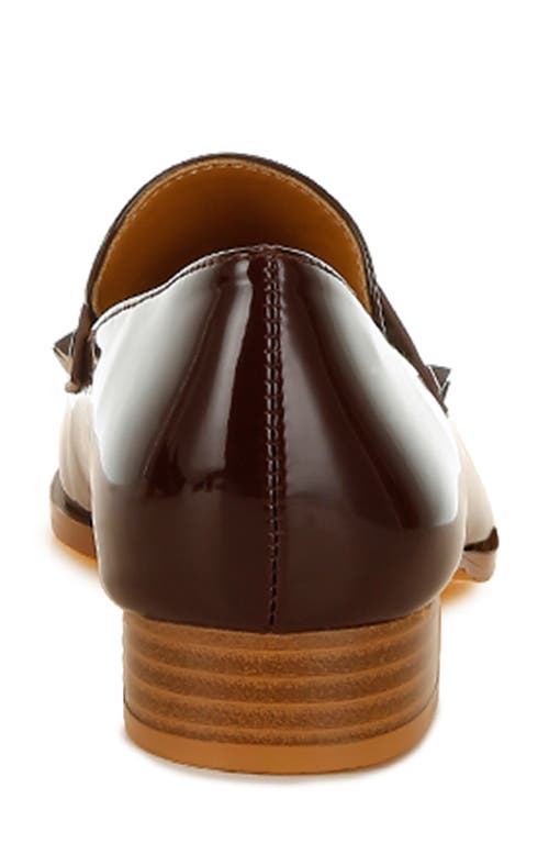 Rag & Co Noshiya Penny Loafer In Brown
