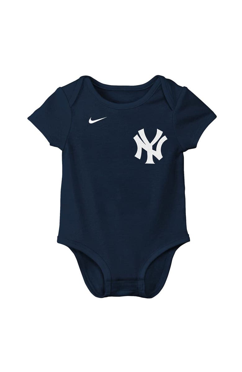 Nike Infant Nike Aaron Judge Navy New York Yankees Name & Number Fuse Bodysuit, Alternate, color, Navy