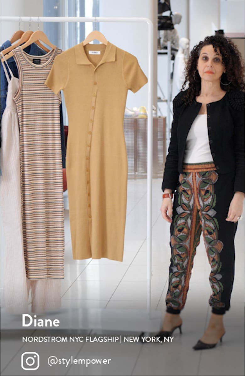 Hope Asymmetric Button-Up Sweater Dress, sales video thumbnail