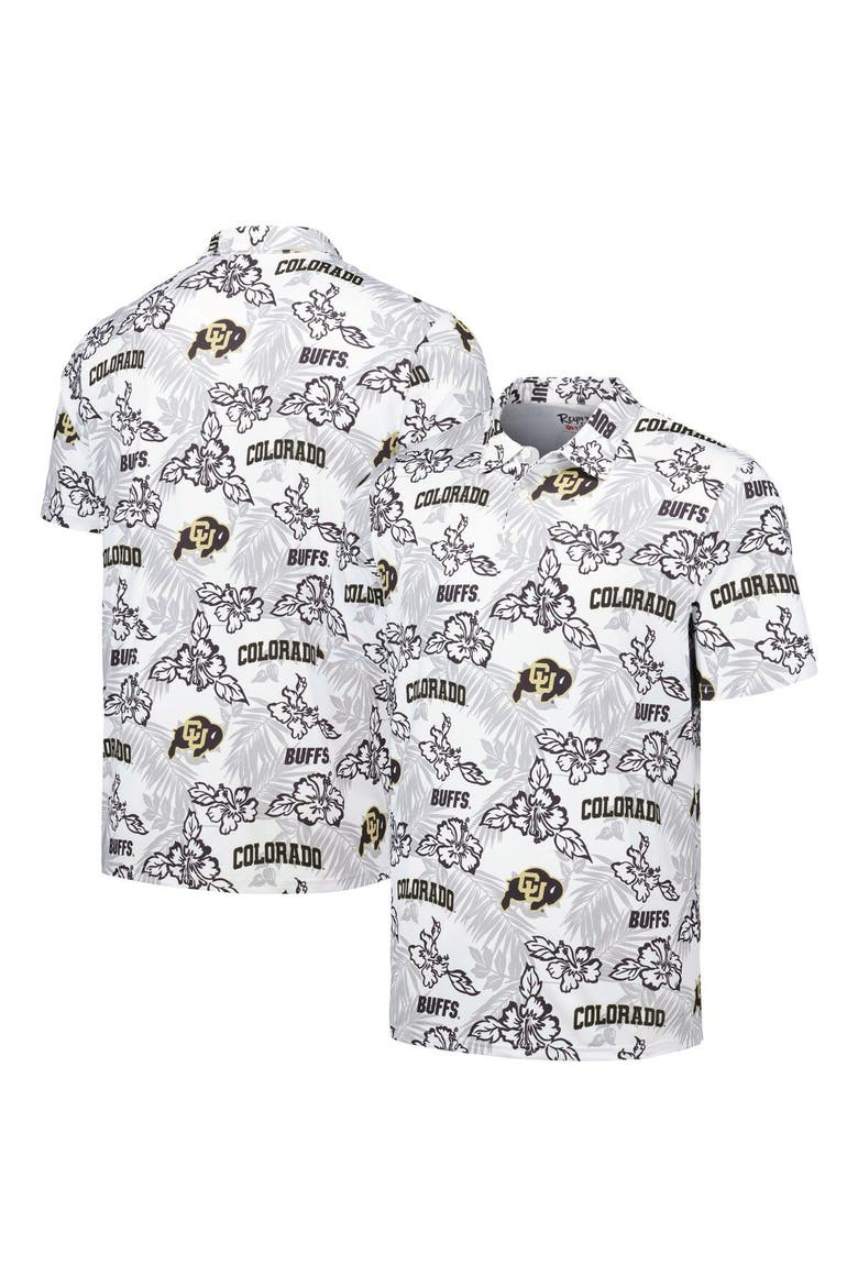 Men's Reyn Spooner  White Colorado Buffaloes Performance Polo, Main, color, White
