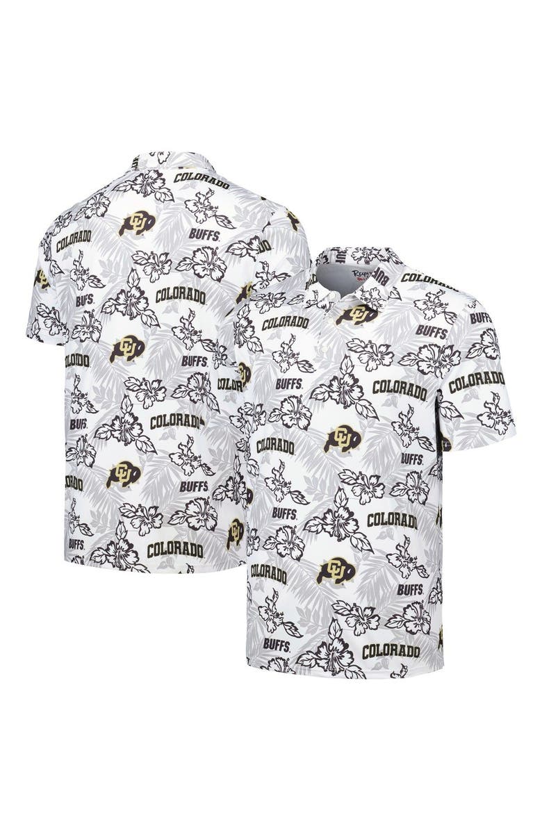 Reyn Spooner Men's Reyn Spooner White Colorado Buffaloes Performance Polo, Main, color, White