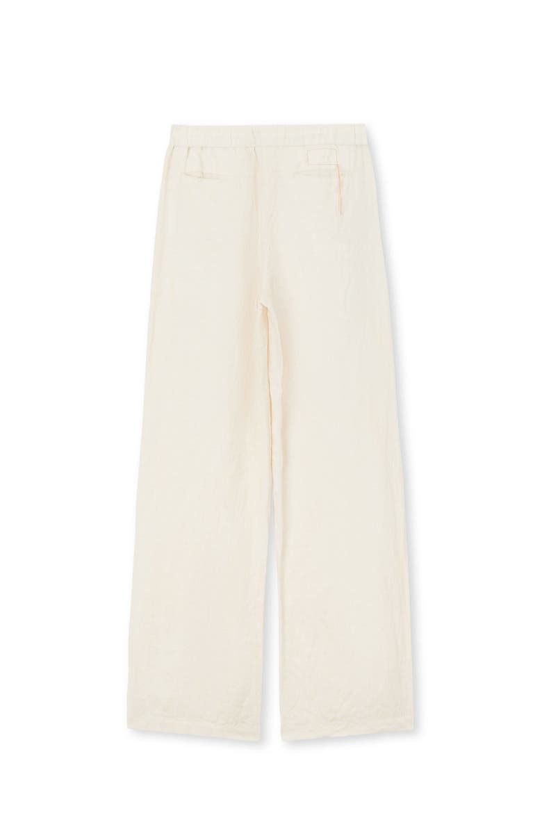 Fortela Drawstring Linen Trousers, Alternate, color, Ecru