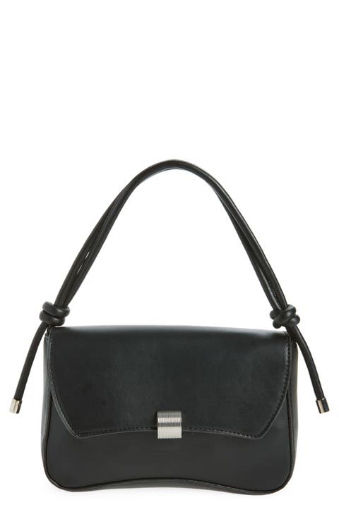 Faux Leather Foldover Mini Bag