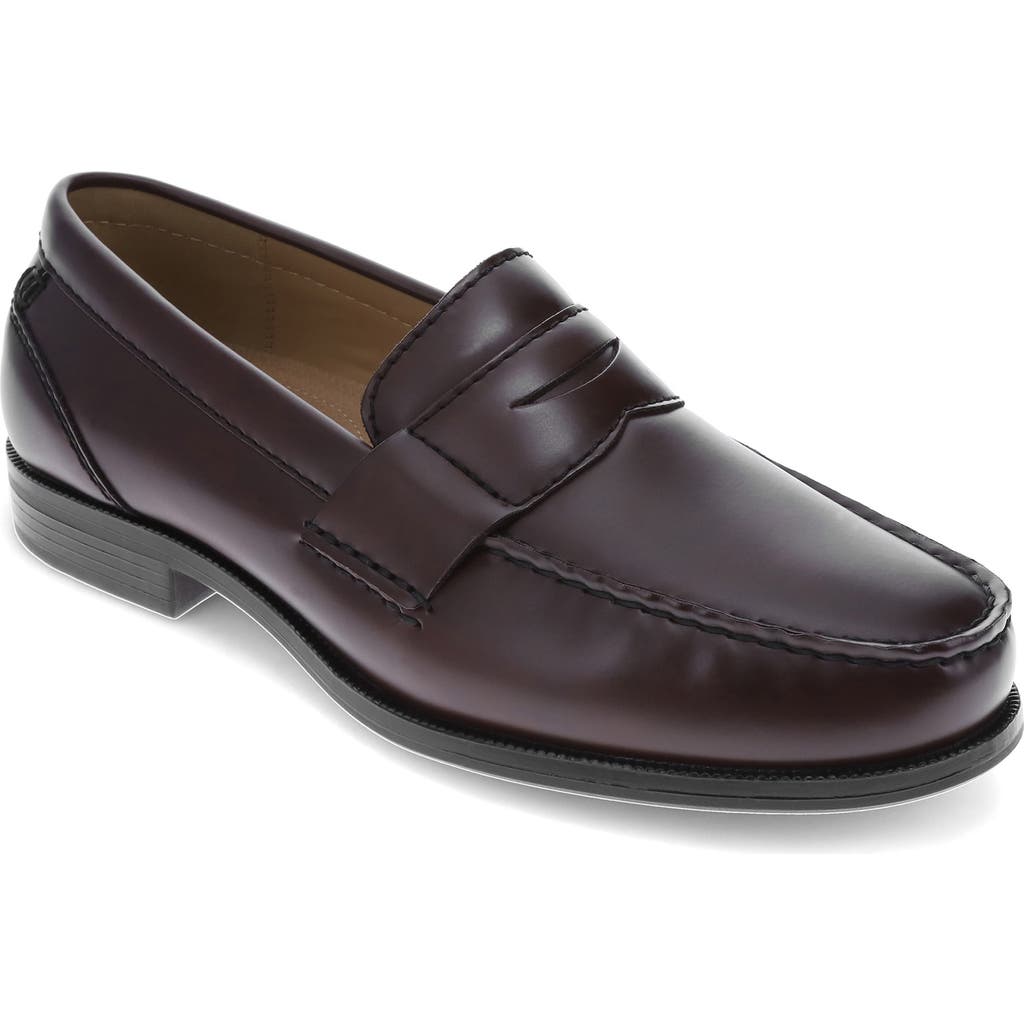 Dockers Mens Colleague Dress Penny Loafer Shoe In Cordovan