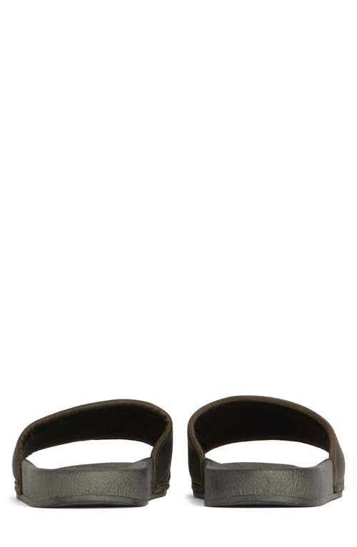 Barbour Cresswell Slide Sandal In Black