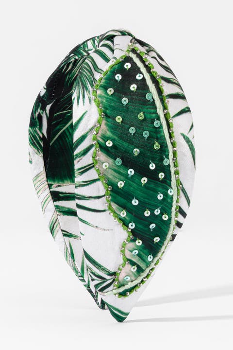 Palm Leaf Knotted Headband