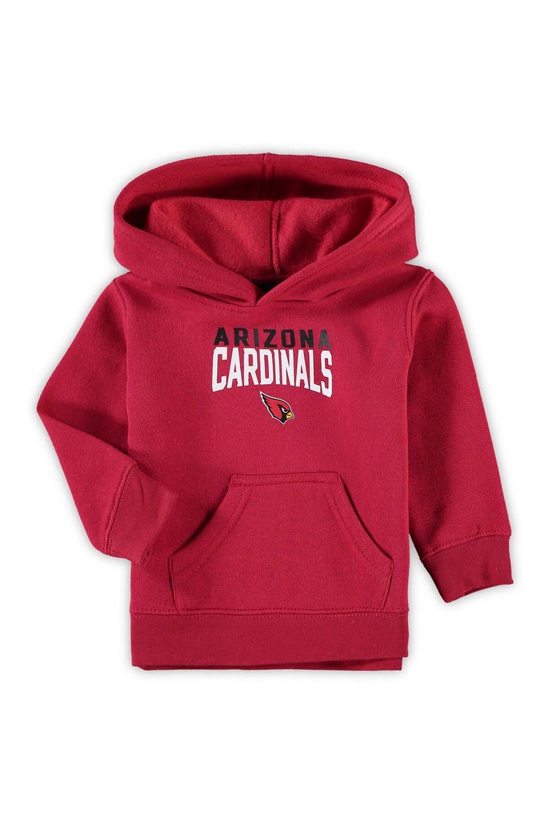 Toddler Cardinal/Heathered Gray Arizona Cardinals Fan Flare Pullover Hoodie & Sweatpants Set, Alternate, color, Cardinal