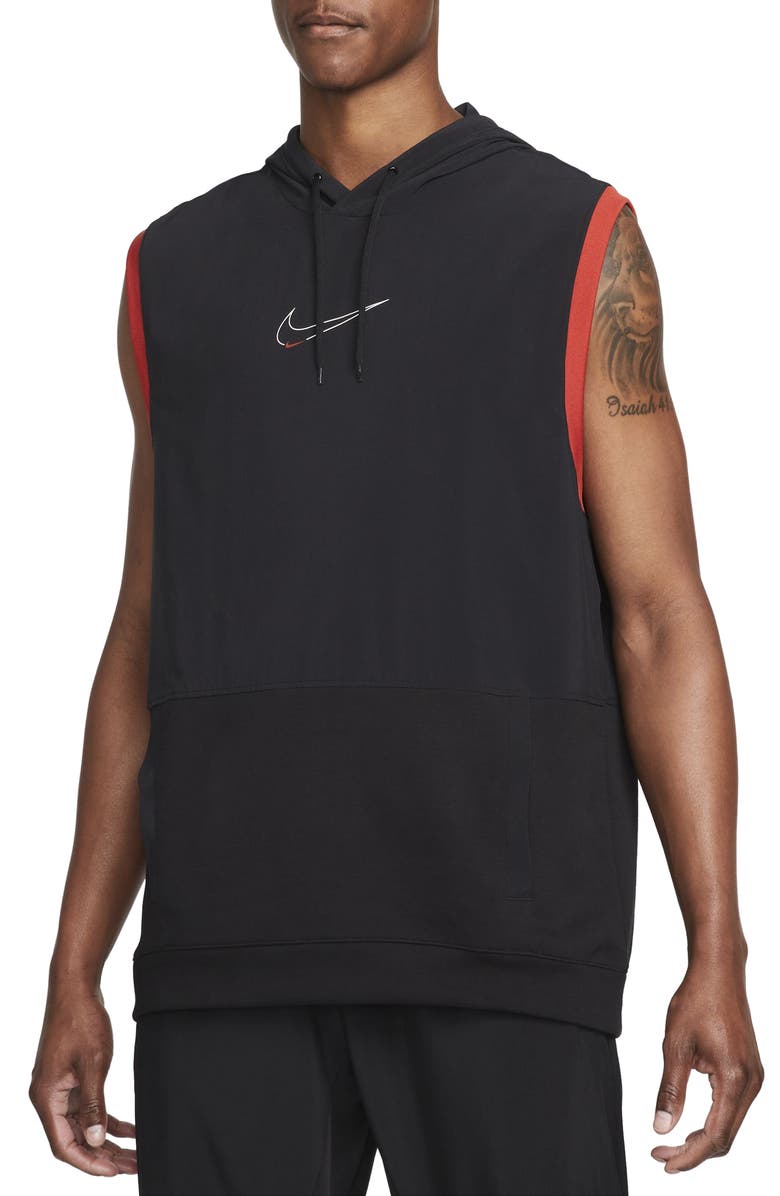 Nike Dri-FIT Sleeveless Hooded Pullover, Main, color,