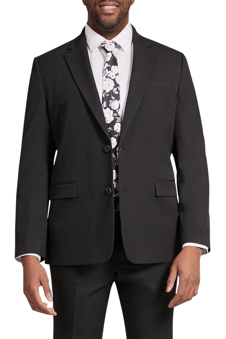 Tanner Stretch Suit Jacket, Main, color, BLACK