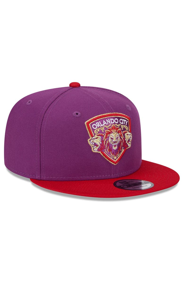 New Era Men's New Era Purple Orlando City SC Jersey Hook 9FIFTY Snapback Hat, Alternate, color, Purple