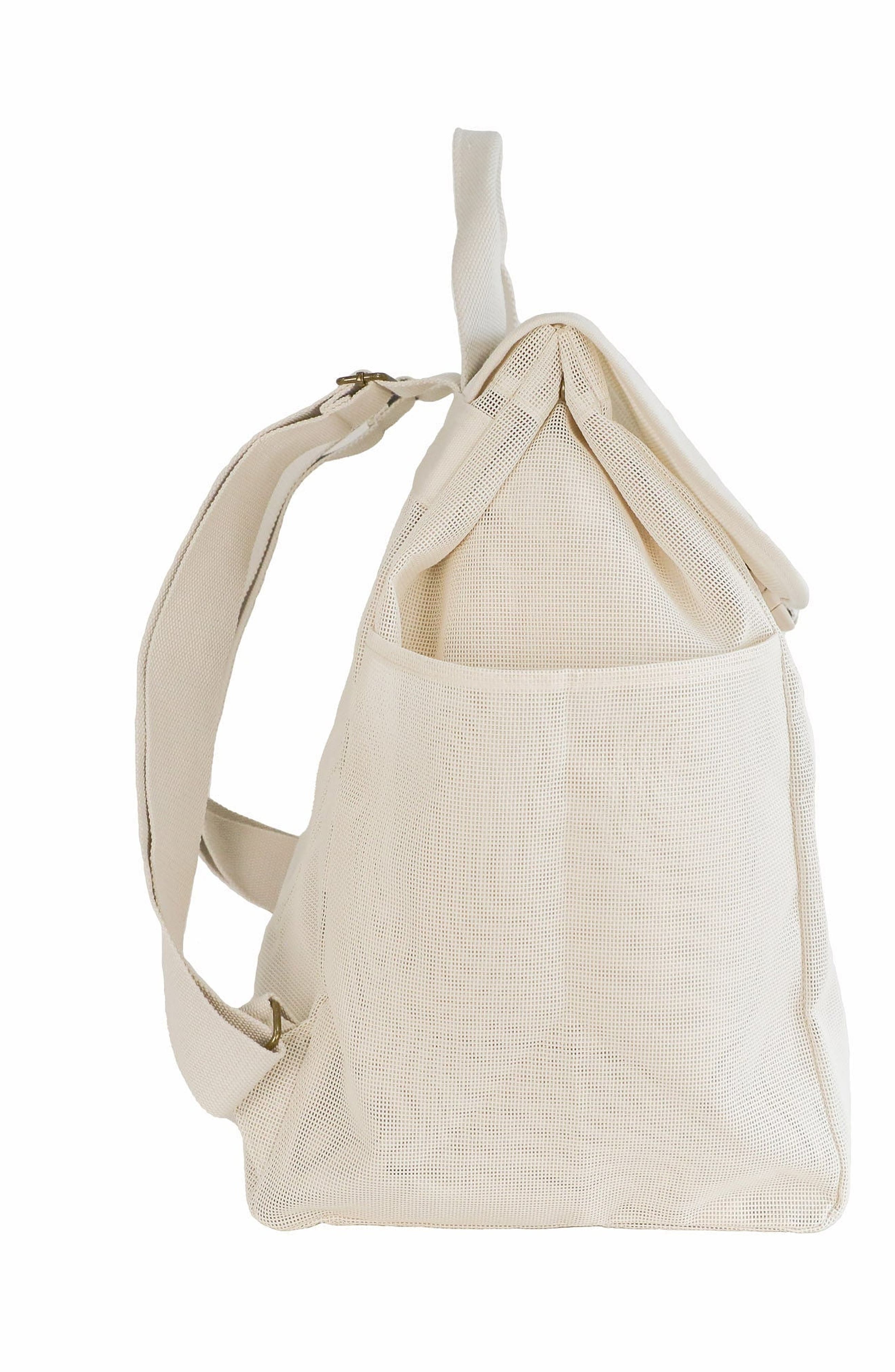 Sande Beach Hauler Mesh Backpack, Alternate, color, Sand