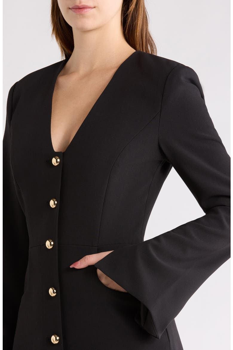 The Audrey Minidress, Alternate, color, BLACK