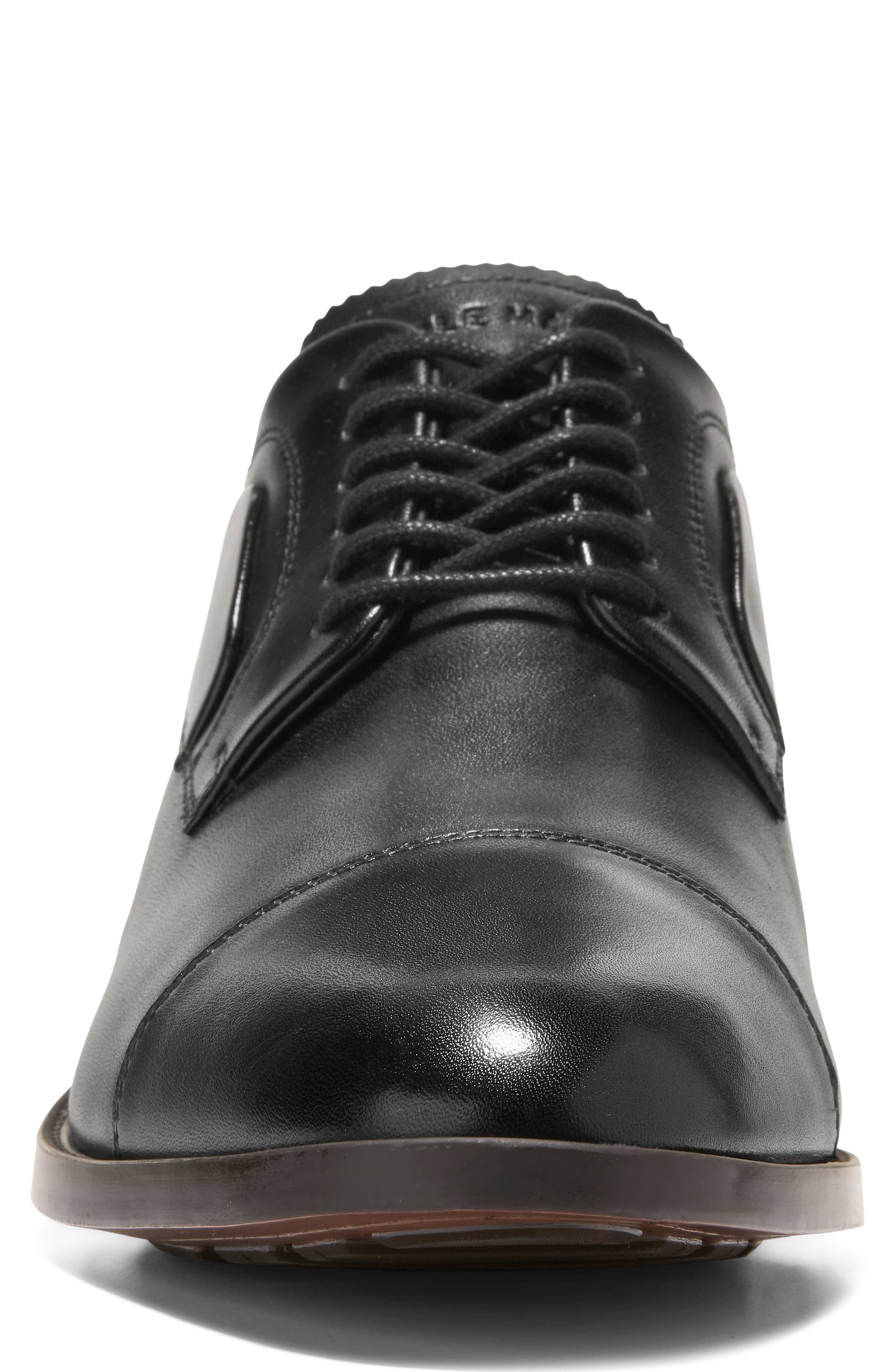 Barton Grand Cap Toe Derby, Alternate, color, BLACK / DEMITASSE